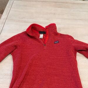 Patagonia Women's Vibrant Red Cowl Neck Sweater